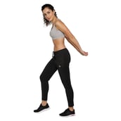 4 - John Ally Women's Gym Track Pant Zipper Pocket with Anti-Microbial Technology,  Jet Black  Medium 
