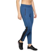 4 - John Ally Women's Slim Fit Track Pant, Berlin Blue Medium