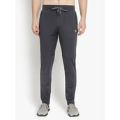 4 - John Ally Jogger Track Pant for Men with Two Zipper Pockets and Premium Fabric,  Gunmetal Grey  Large 