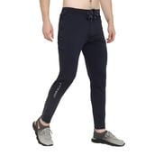 1 - John Ally Track Pant for Men with Two Zipper Pockets and Premium Fabric,  Midnight Blue  Large 