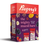 7 - Bagrrys The Mighty Muesli Bars,  6 Piece(s)/Pack  Fruits, Nuts & Seeds 