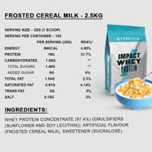 2 - Myprotein Impact Whey Protein, 5.5 lb Frosted Cereal Milk
