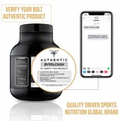 4 - Bolt Whey Protein Super-Charged With Phycocyanin, 5 lb Piedmont Chocolate