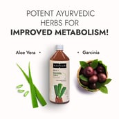 2 - Kapiva Aloe Vera + Garcinia Juice (Supports Weight Management),  1 L  Unflavoured (Pack of 2) 