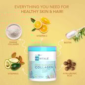 6 - HealthKart HK Vitals Skin Radiance Collagen OP,  200 g  Orange 