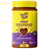 1 - Yogabars Dark Chocolate Peanut Butter,  1 kg  Crunchy & Chocolatey 