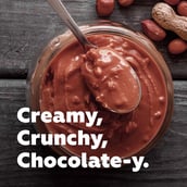 6 - Yogabars Dark Chocolate Peanut Butter,  0.4 kg  Crunchy & Chocolatey 