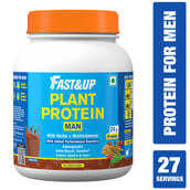 1 - Fast & Up Plant Protein with Herbs & Multivitamins for Men,  2.2 lb  Chocolate 