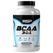 RSP Nutrition BCAA 3:1:1,  200 capsules  100 Servings  Unflavoured 