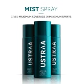 10 - Ustraa Deodorant Body Spray for Men, 150 ml Aqua