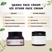 2 - Qaadu Rose & Saffron Face Cream,  50 g  for All Types of Skin 