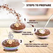 4 - MuscleBlaze High Protein Oats (Jar Pack),  1 kg  Dark Chocolate 