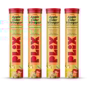 1 - Plix Life Apple Cider Vinegar with Mother,  15 tablet(s)  Lemon Ginger (Pack of 4) 