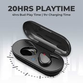 4 - TecSox TecPod Pro Earbuds,  Black 