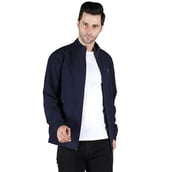 1 - John Ally Winter Gym Jacket for Men,  Navy Blue  2XL 