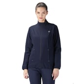 1 - John Ally Winter Gym Jacket for Women,  Navy Blue  Medium 