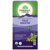 1 - Organic India Certified Tulsi Tea,  Mulethi  25 Piece(s)/Pack 