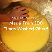 2 - Kapiva Ghee Kumkumadi Body Butter,  100 g  with Red Sandalwood & Almond Oil 