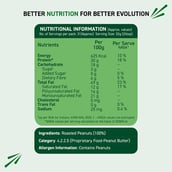 4 - Alpino Peanut Butter (Unsweetened), 0.4 kg Natural Smooth