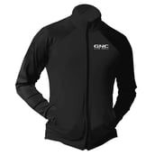 GNC Full Sleeves Gym & Sports Wear Two Sided Zipper Jacket,  Black  XL 