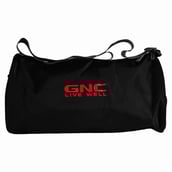 2 - GNC Bordered Gym Bag,  Black 