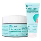 HealthKart HK Vitals Collagen Face Moisturiser & Cleanser Combo