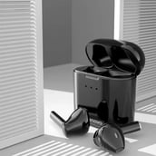 5 - Lenovo QT83 Bluetooth Headset, Black