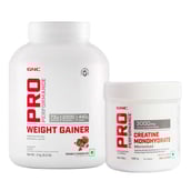 1 - GNC Pro Performance & Creatine Monohydrate 0.22 lb Combo,  6.6 lb  Double Chocolate 