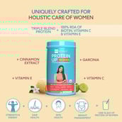HealthKart HK Vitals ProteinUp Women 400g Vanilla & Shaker Combo