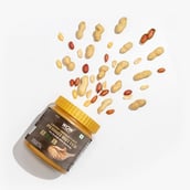 2 - Wow Life Science Unsweetened Peanut Butter, 500 g Creamy