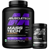 1 - Proquest Creatine & Mass Tech Extreme 2000 Combo,  6.6 lb  Triple Chocolate Brownie 