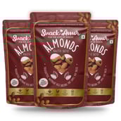 1 - SnackAmor Roasted Salted Almonds,  170 g  Unflavoured (Pack of 3) 