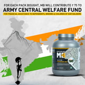 6 - MuscleBlaze Biozyme Performance Whey,  4.4 lb  Special Edition Pack (75th Indian Army Day) Triple Chocolate&nbsp;