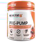 1 - Genetic Nutrition Pre-Pump Pre-Workout,  0.55 lb  Berry Blast 