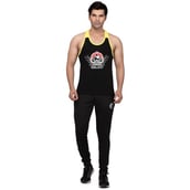 Omtex Gym Stringers,  Black Yellow  Medium 