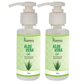 Kazima Aloe Vera Gel,  100 g  All Skin Type (Pack of 2) 