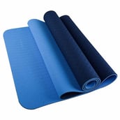 KOBO Yoga Exercise Fitness Mat (AC-61), Blue 6 mm