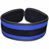 1 - MuscleXP Weight Lifting Gym Belt,  Blue  Medium 