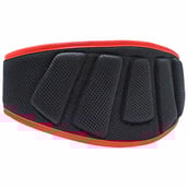 7 - MuscleXP Gym Nylon Padded Weightlifting Belt, Black XL