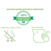 2 - Love4ride Vinyl Half Coating Kettle Bell,  Black  6 kg 