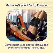 7 - Careforce Knee Cap for Men,  Black  Large 