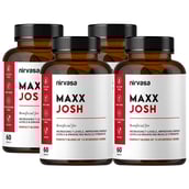 1 - Nirvasa Maxx Josh,  60 tablet(s)  Unflavoured (Pack of 4) 