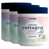 1 - Nirvasa Plant Based Collagen Builder,  250 g  Berry Orange (Pack of 3) 
