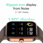 1 - Noise ColorFit Pro 4 Max Smartwatch,  Vintage Brown  Free Size 