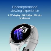 Noise Fit Core 2 Buzz Smartwatch,  Silver Grey  Free Size 