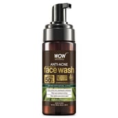 5 - WOW Skin Science Anti-Acne Foaming Face Wash, 100 ml for Acne-Prone Skin