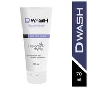 2 - Dwash Moisturising Facial Wash,  70 ml  for Dry Skin (Pack of 6) 