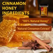 4 - Nutty Yogi Cinamonn Honey,  500 g 