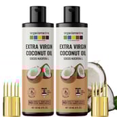 1 - Organix Mantra Extra Virgin Coconut Oil - Pack of 2,  120 ml 