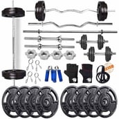 1 - BULLAR 70 kg Cast Iron Home Gym Set